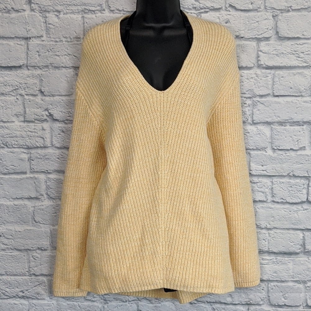 Urban Outfitters Oversized Deep Vneck Knit…